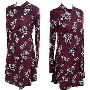 Long sleeve floral dress